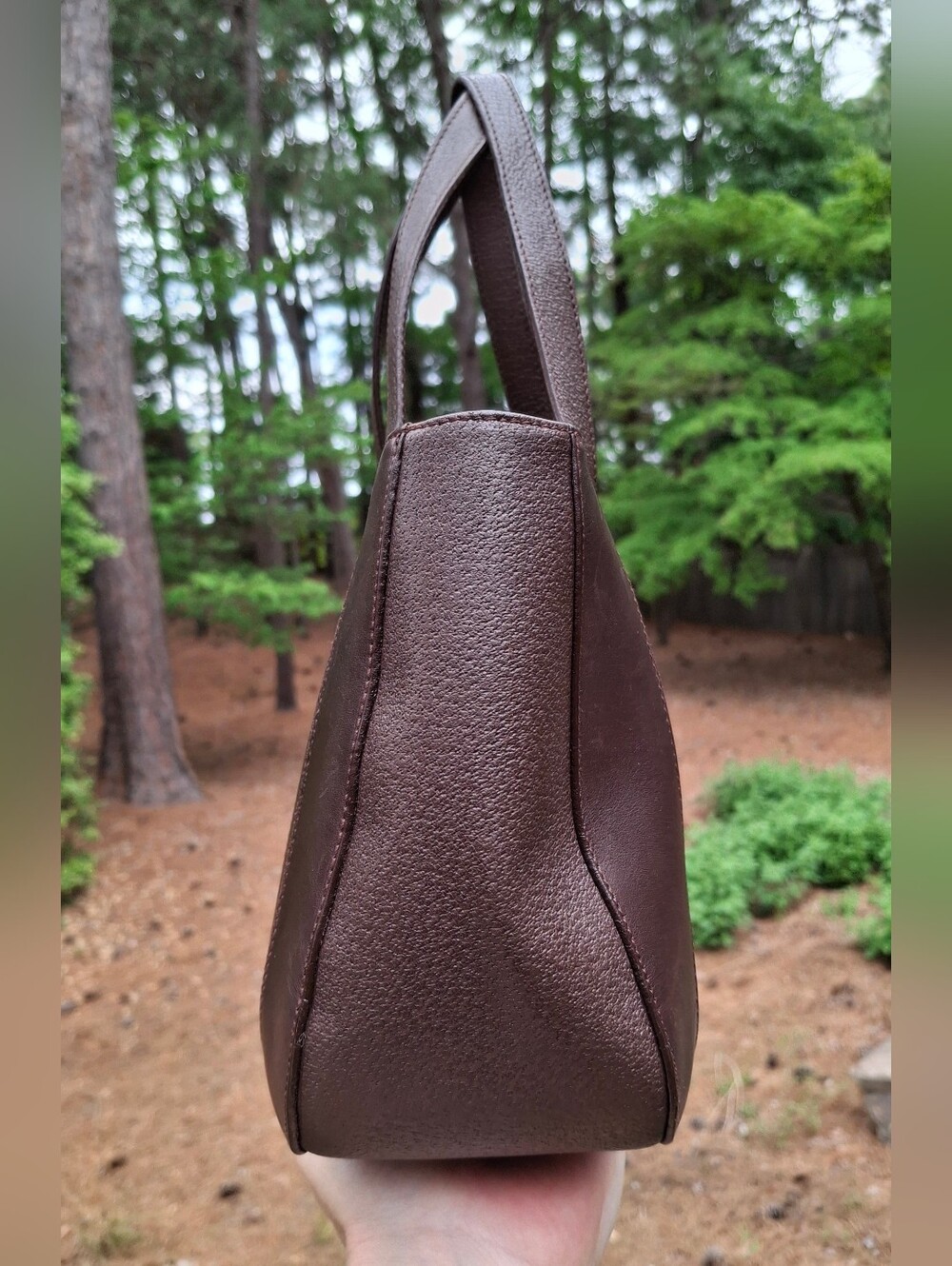 Vintage 1998 Coach Bridle Collection Brown Calfskin Leather Satchel #6707 - Picture 5 of 12